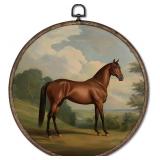GWFSJYU Vintage Horse Framed Wall Art, Farmhouse H