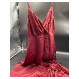 SIZE XS~| burgundy Lulus long strapless dress date