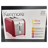 Kenmore 2-slice toaster red