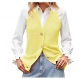 Size Medium Sumtory Women Button Down Tank Tops V