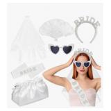 Cinrobiye 6 Pcs Bride to Be Bachelorette Party Set