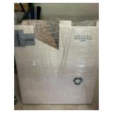 10-Pack 40 Gallon Corrugated Trash Can with Recycl