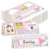Lot of 4 Sets, 36Pcs Name Tent Cards Teacher Suppl