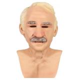 Old Man Mask,Realistic Wrinkle Face Mask,Halloween