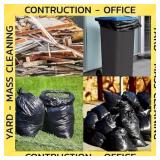 80Pcs 55-60 gallon industrial trash bags