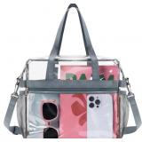 LOT OF 2 Clear Tote Bag for Stadium Events, 12x6x1