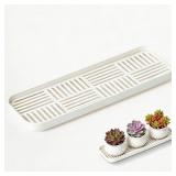 Double Layer Plant Saucer with Elevated Drainage,