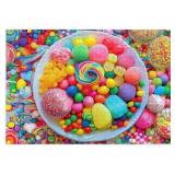 500 Piece Candy Bowl Wooden Jigsaw Puzzle, Sweet D