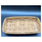 vintage Longaberger bread, cracker, or small servi