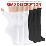 (ALL BLACK) Women Ankle Socks: Athletic Cotton Cus