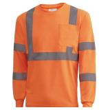 Size 3XL Class 2 High Visibility Shirts for Men Lo