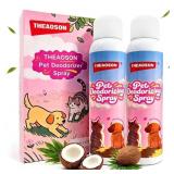 2-Pack Pet Odor Neutralizer Spray, Dog Cologne, Co