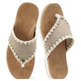 Size 8.5 ONCAI Womens Flat Slide Sandals, Casual Y