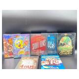 Lot of 7 Different DVDs SpongeBobs SquarePants, th