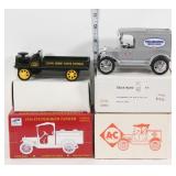 (4) pieces; 1918 Allis-Chalmers Runabout bank