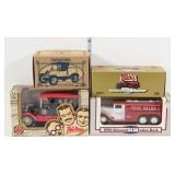 (4) pieces; 1930 Diamond Fuel tanker Texaco