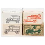 (4) pieces; 1917 Model "T" bank 1991