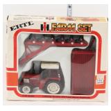 IH Farm set 4 wheel drive tractor, Plow & Wagon,