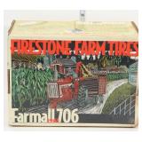 Firestone Farm Tires, 1963 Farmall 706 tractor,