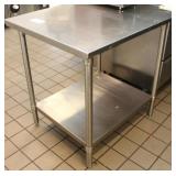 John Boos Model FBLG3036-X SS Work Table John Boos Model FBLG3036-X SS Work Table