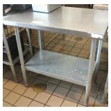 John Boos Model FBLG3624-X SS Work Table John Boos Model FBLG3624-X SS Work Table