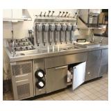 Custom Milkshake Prep station, Stainless Steel Custom Milkshake Prep station, Stainless Steel