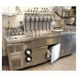 Custom Milkshake Prep station, Stainless Steel