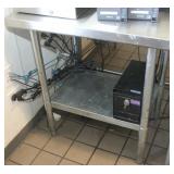 John Boos Model FBLG3024-X SS Work Table John Boos Model FBLG3024-X SS Work Table