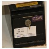 (3) CSS Money Drop safes with keys