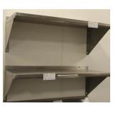 (3) John Boos Model BHS1636 wall mtd shelves, SS (3) John Boos Model BHS1636 wall mtd shelves, SS