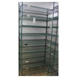 Focus Green Epoxy Coated Wire Shelf Unit 42"W x24"