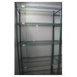 Focus Green Epoxy Coated Wire Shelf Unit 42"W x21"