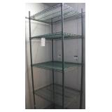Focus Green Epoxy Coated Wire Shelf Unit 30"W x24" Focus Green Epoxy Coated Wire Shelf Unit 30"W x24"