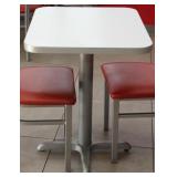 (2) Pedestal tables, 23" x 28" x 30"H (NO CHAIRS)