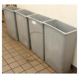 4 trash bins 4 trash bins