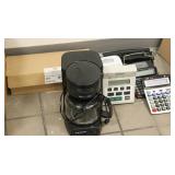 Asstd lot of office supplies, calculators & misc. Asstd lot of office supplies, calculators & misc.