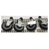 set of 4 casters for lot #118 set of 4 casters for lot #118