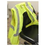 (2) Florescent Green Safety vests