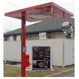 Drive Thru Canopy, Lighted menu board 54" x 62" Drive Thru Canopy, Lighted menu board 54" x 62"