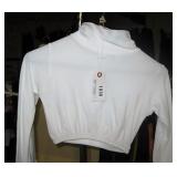 JB BLOOMERS WHITE CROP TOP