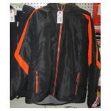 HOLLOWAY FULL ZIP BLK/ORANGE