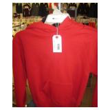 JERZEE HOOD/ZIP HOOD RED