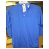 ROYAL/GREY MOISTURE WICKING SHIRTS