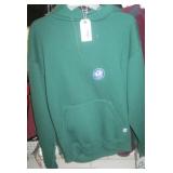 RUSSELL HOODS DK GREEN