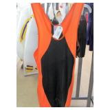BRUTE WRESTLING SINGLET ORANGE/BLACK
