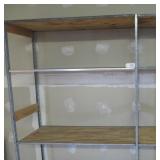 WOODEN SHELVES ASSEMBLED