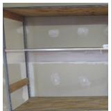 WOODEN SHELVES DISASSEMBLED