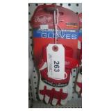 RAWLINGS BATTING GLOVES RED