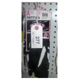 B-GRL BATTING GLOVES BLACK/WHITE/PINK