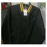 HOLLOWAY BUTTON JKT BLK/GOLD